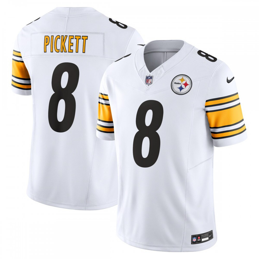 Kenny Pickett Pittsburgh Steelers Nike Vapor F.U.S.E. Limited Jersey - White-GridironStore
